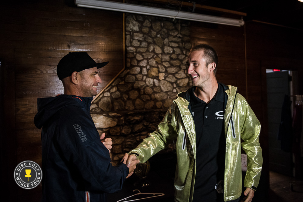 Ricky Wysocki Congratulated by DUDE CEO Chris Finn.