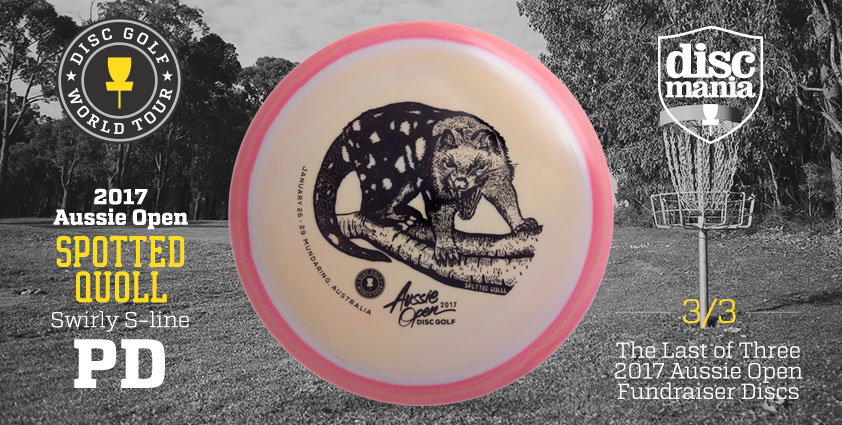 Spotted Quoll - Aussie Open 2017 Swirly S-line PD - Disc Golf World Tour